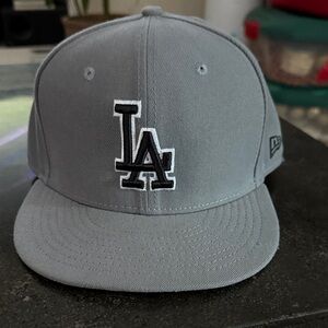 New Era Gray LA Dodgers Cap